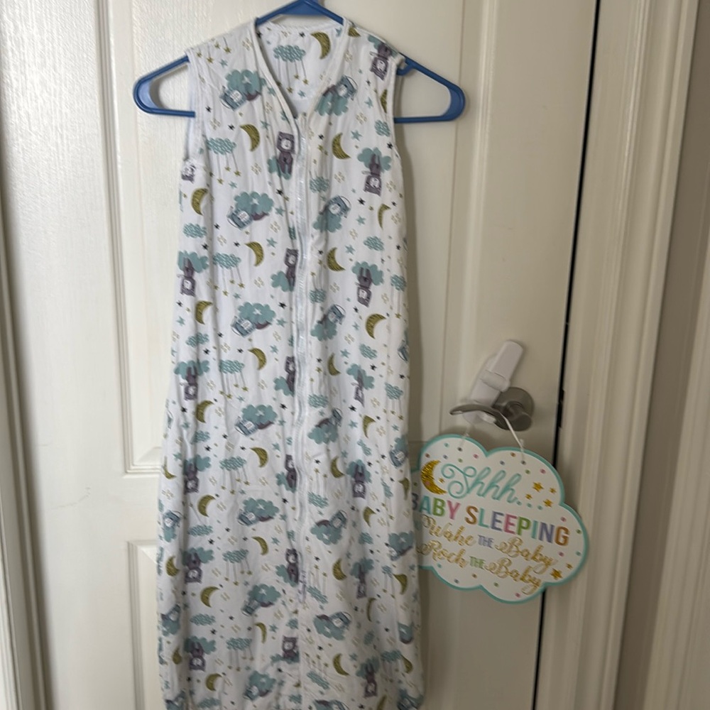 100 percent cotton sleeveless sleep sac (for those tall kids!)